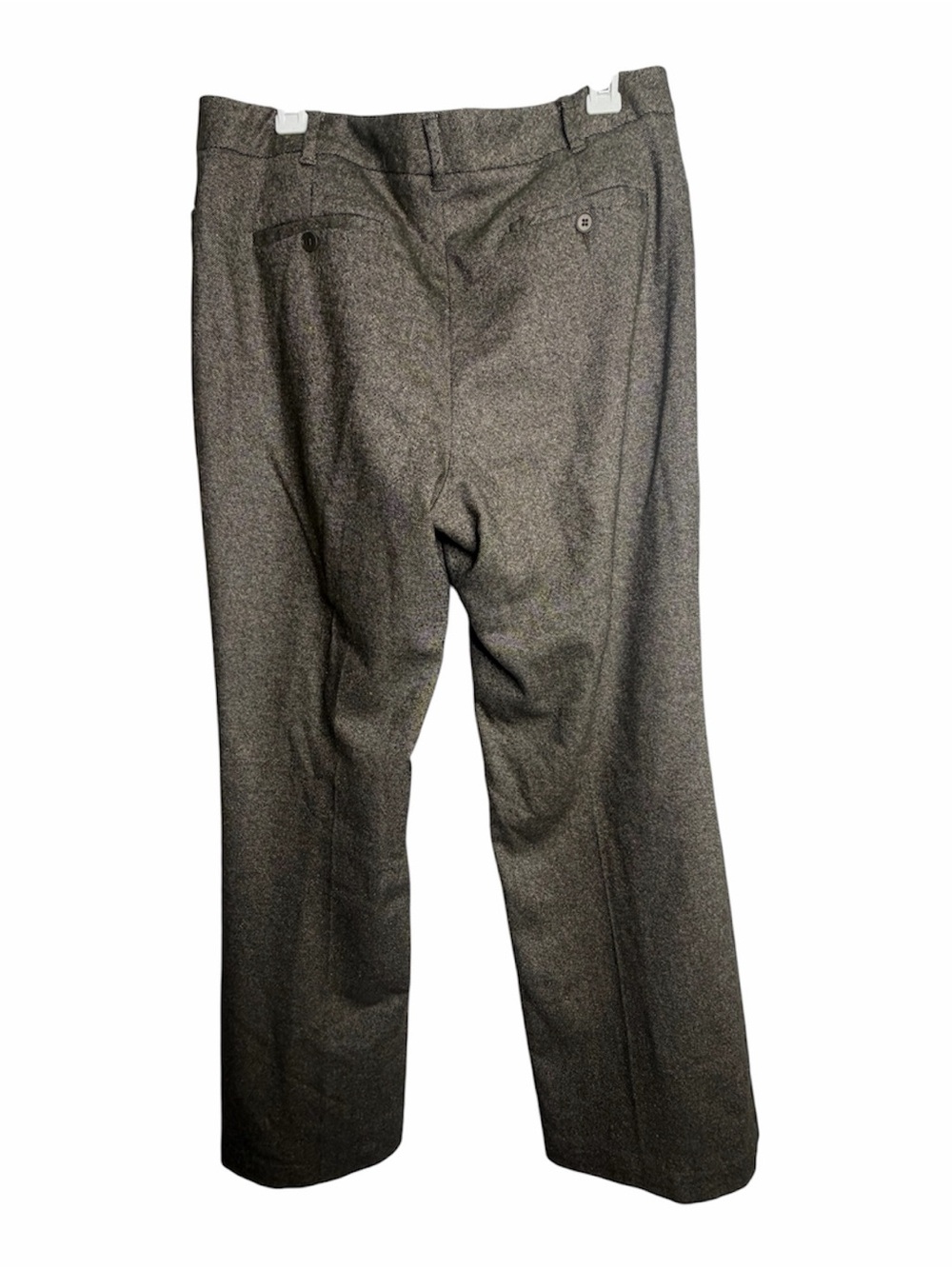 Talbots Charcoal Gray Wool-Blend Lined Dress Pants Size 12 Business Woman Flowy - Picture 3 of 8
